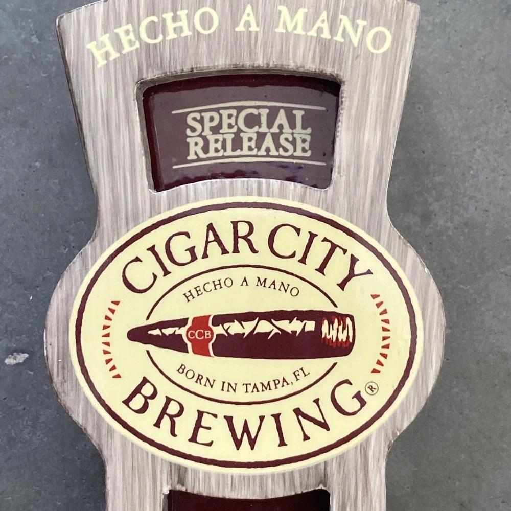 Cigar City Brewing Hecho A Mano Special Release Beer Tap Handle, 12.5 inches